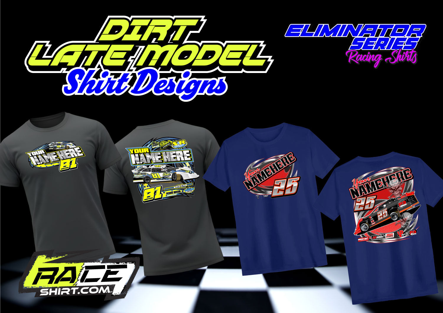 Dirt late model t shirt