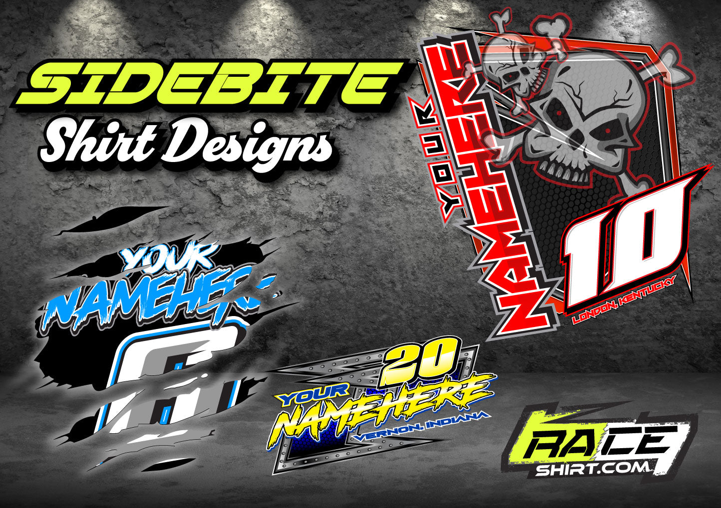 Sidebite Series Custom Racing Shirts