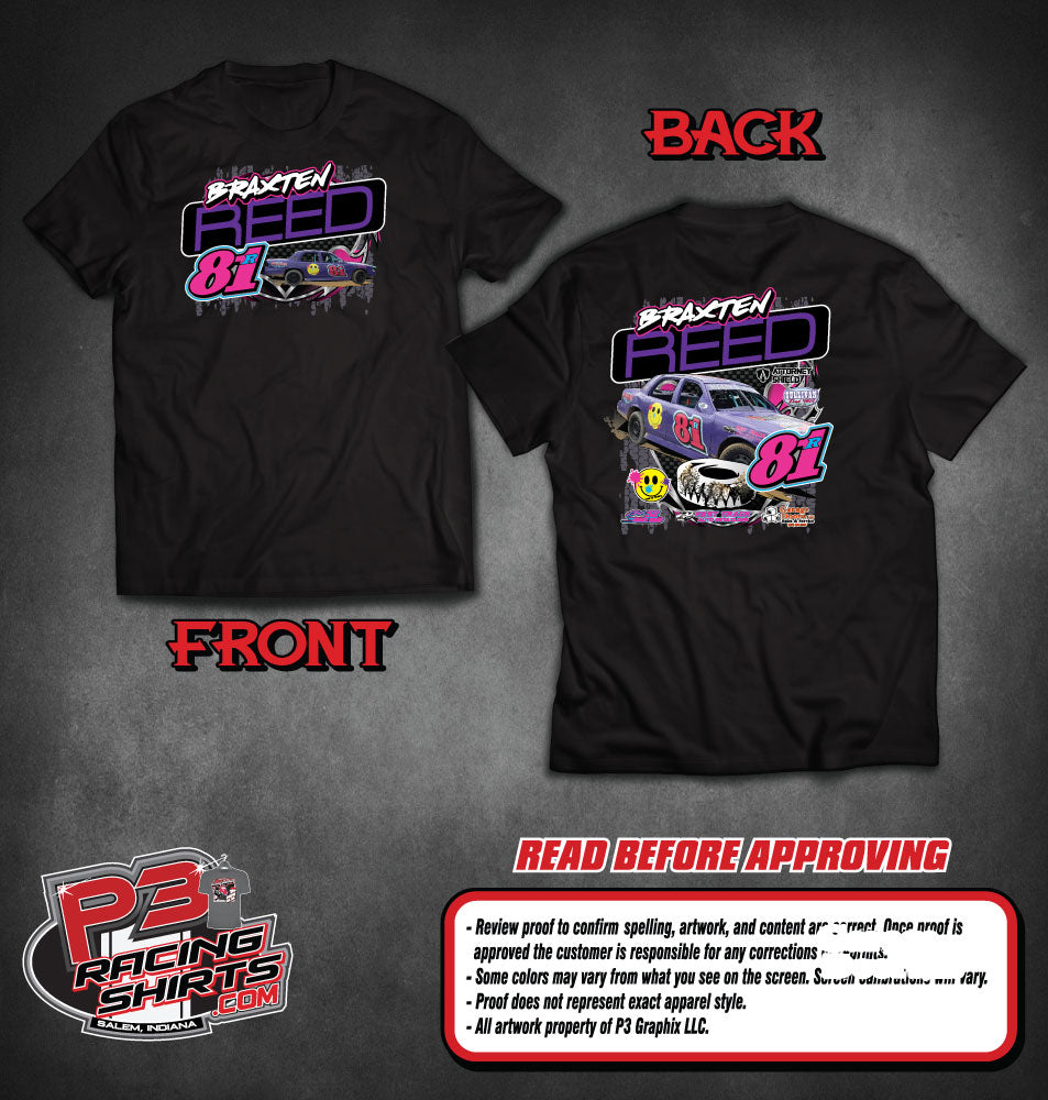 Braxton Reed DRV -Braxton Reed Shirt 2025 – RaceShirt.com