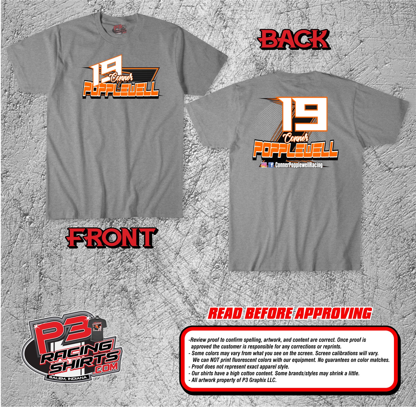 DRV -Conner Popplewell - Race Shirt 2023