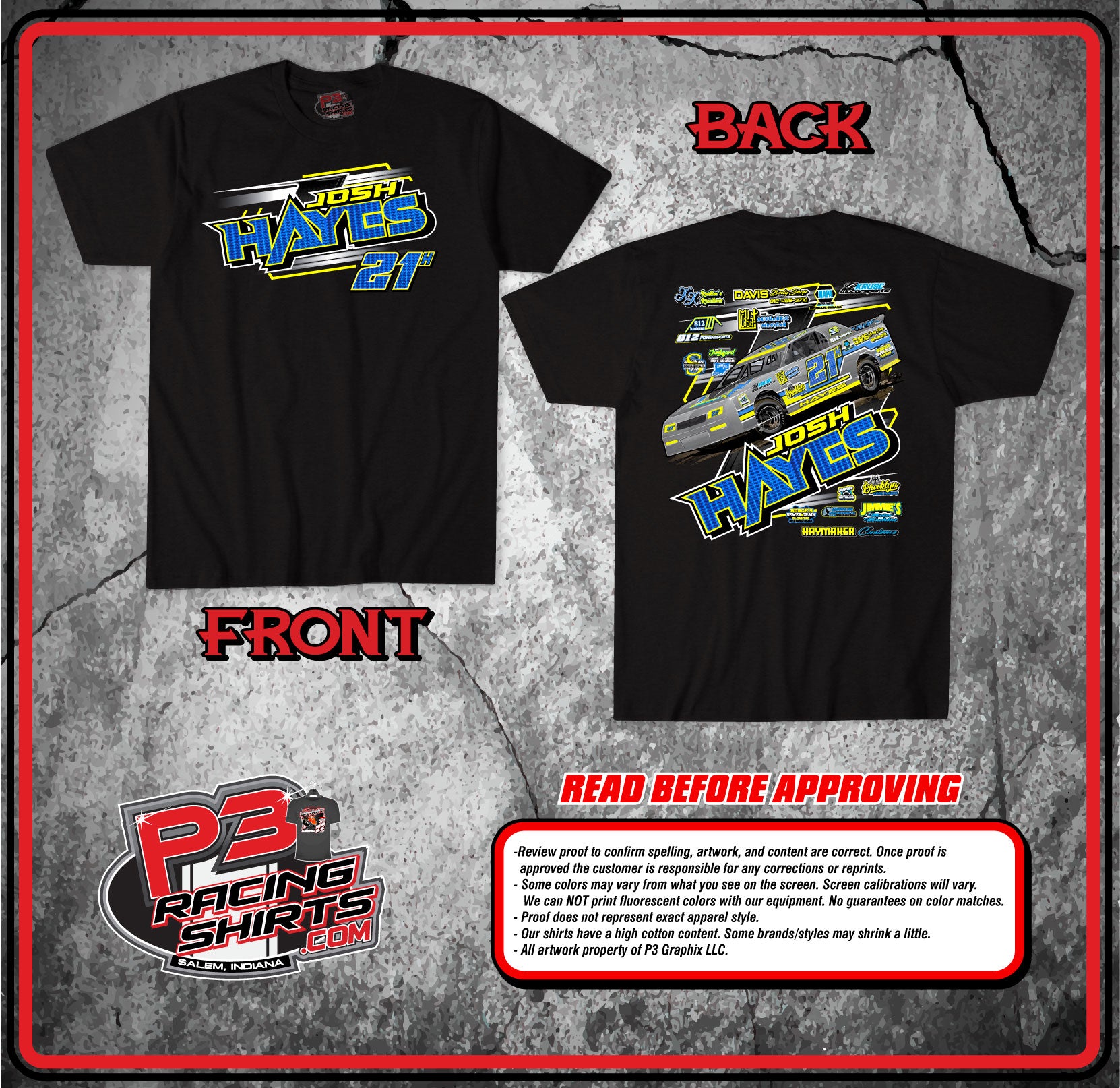 DRV -Josh Hayes Shirt 2025