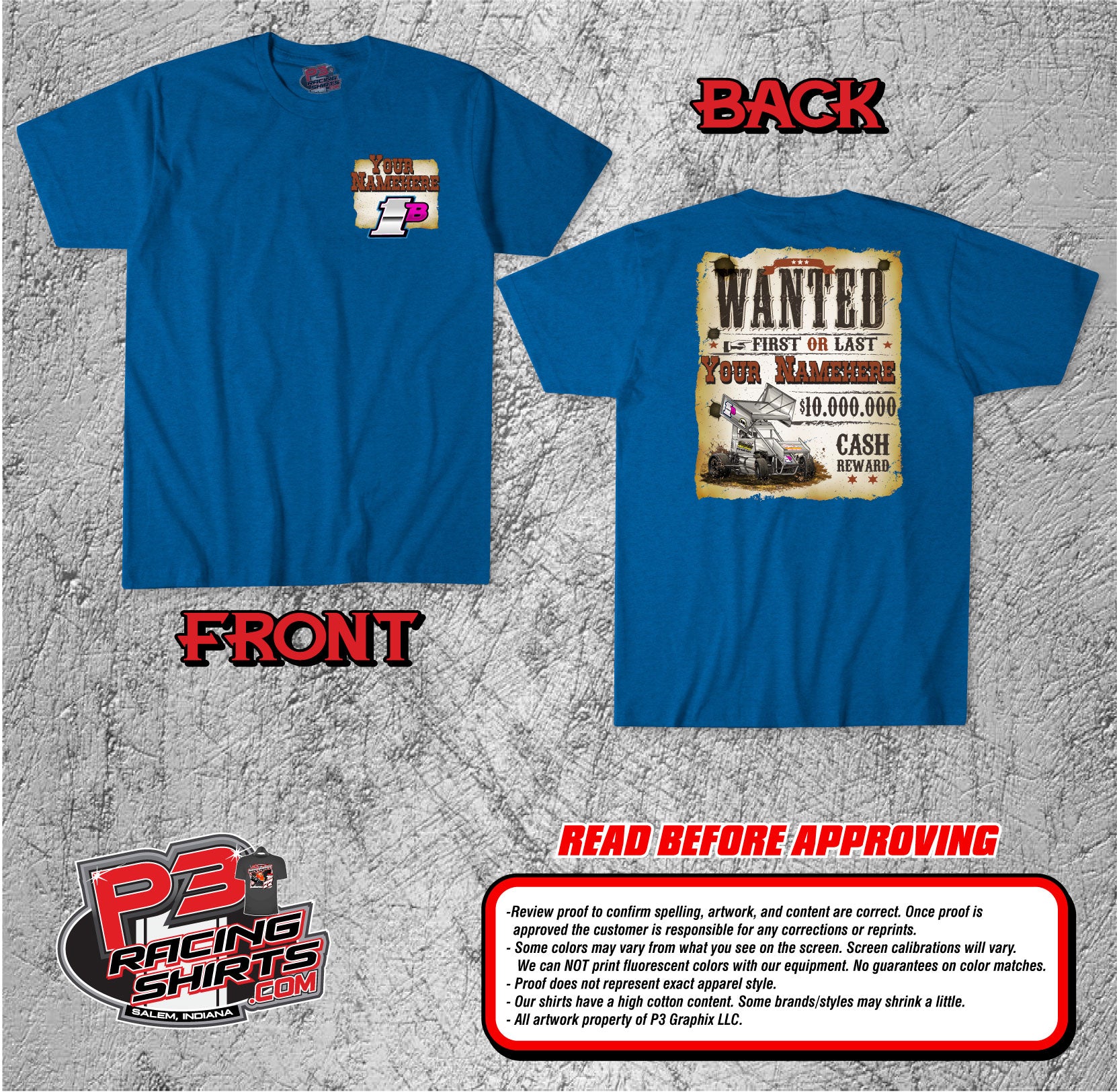 MIN 16 double sided Tshirt