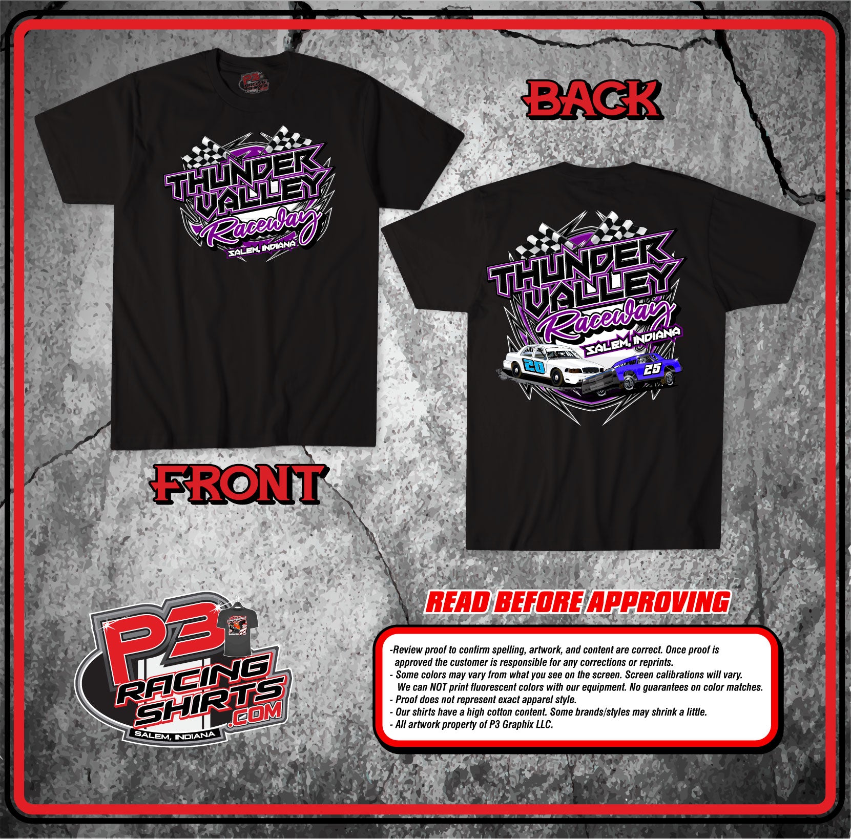 DRV -Thunder Valley Raceway shirt