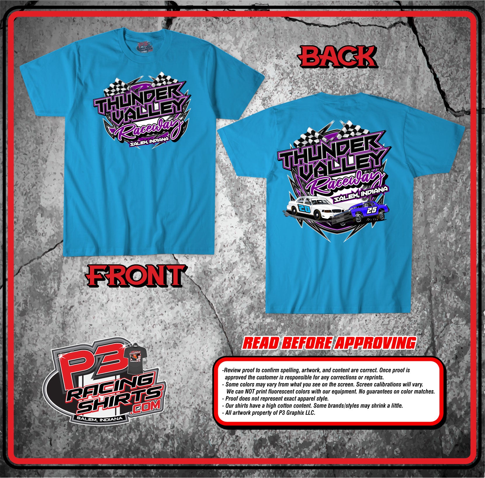 DRV -Thunder Valley Raceway shirt