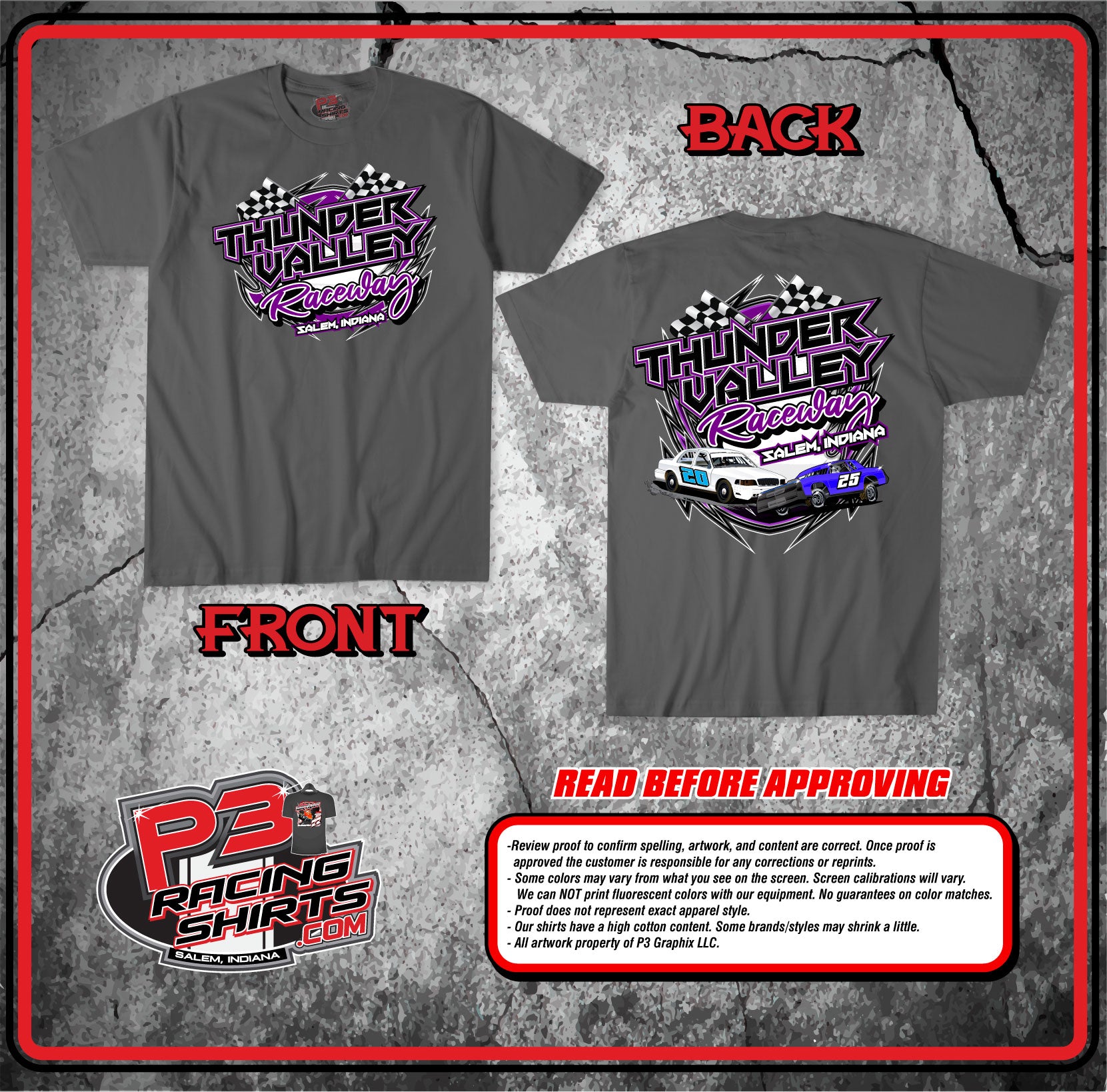 DRV -Thunder Valley Raceway shirt