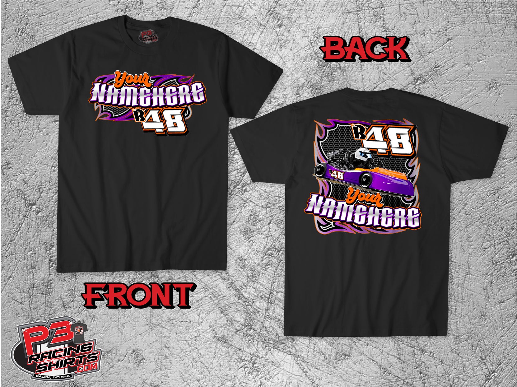 KAR 14 Kart Racing shirt